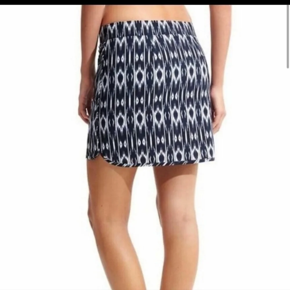 Athleta Reflection Stretch Skort Navy Ikat Women's Size S
